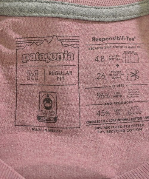 Patagonia（パタゴニア）Tシャツ・カットソー ピンク サイズ:M メンズ/2200700493050