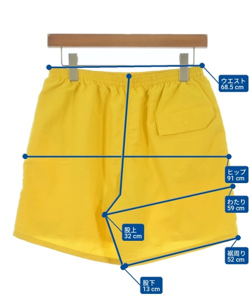 Patagonia（パタゴニア）ショートパンツ 黄 サイズ:S メンズ/2200704347151
