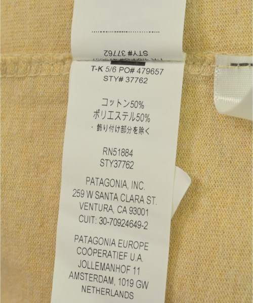 Patagonia（パタゴニア）Tシャツ・カットソー オレンジ サイズ:S メンズ/2200707668031