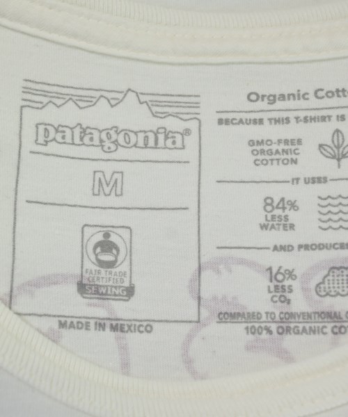 Patagonia（パタゴニア）Tシャツ・カットソー 白 サイズ:M メンズ/2200664177157