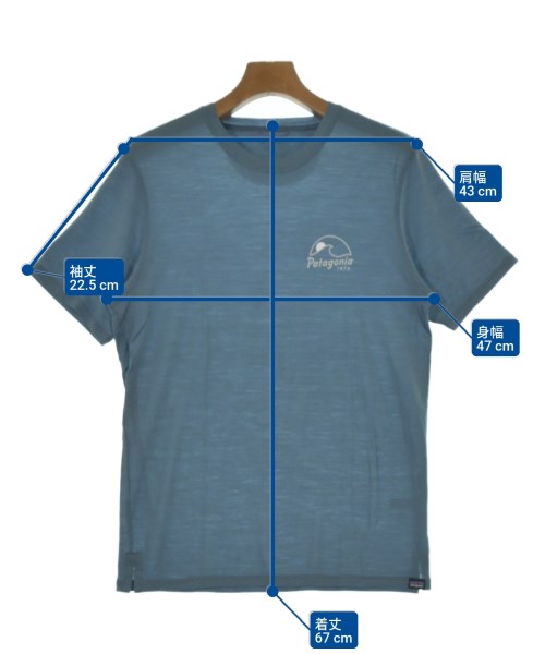 Patagonia（パタゴニア）Tシャツ・カットソー 青 サイズ:M メンズ/2200662817093