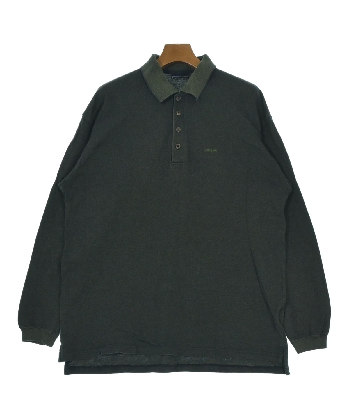 Patagonia（パタゴニア）ポロシャツ カーキ サイズ:L メンズ