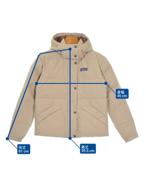 Patagonia（パタゴニア）ダウンジャケット/ダウンベスト ベージュ サイズ:XS レディース/2200663904181