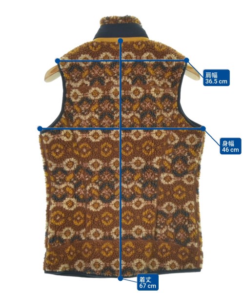 Patagonia（パタゴニア）ダウンジャケット/ダウンベスト 茶 サイズ:XS レディース/2200665932052