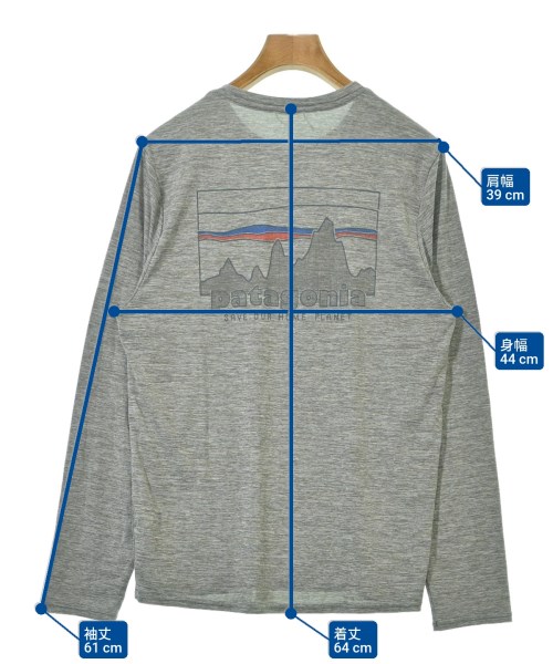 Patagonia（パタゴニア）Tシャツ・カットソー グレー サイズ:XS レディース/2200663542048