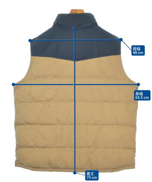 Patagonia（パタゴニア）ダウンジャケット/ダウンベスト ベージュ サイズ:XL メンズ/2200670477067