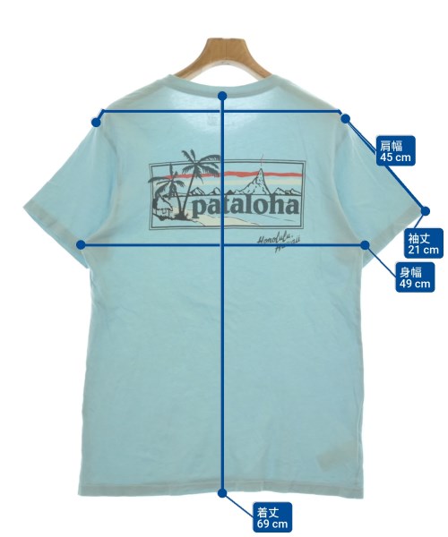 Patagonia（パタゴニア）Tシャツ・カットソー 青 サイズ:M メンズ/2200672214066