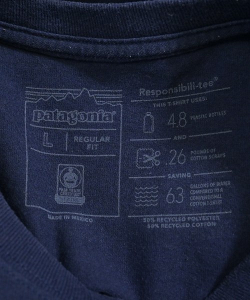 Patagonia（パタゴニア）Tシャツ・カットソー 紺 サイズ:L メンズ/2200731057207