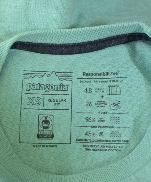 Patagonia（パタゴニア）Tシャツ・カットソー 緑 サイズ:XS メンズ/2200720589054