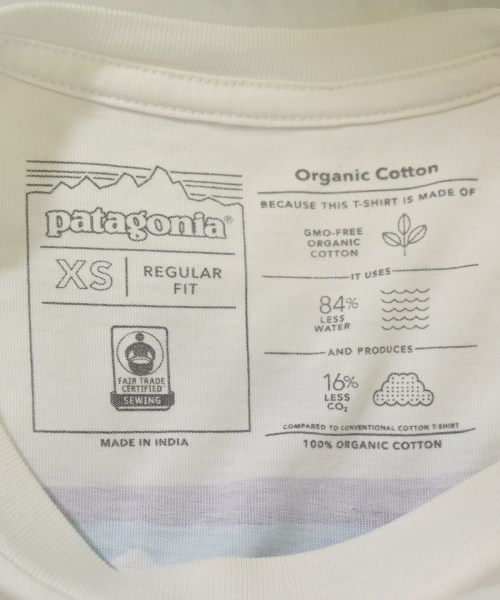 Patagonia（パタゴニア）Tシャツ・カットソー 白 サイズ:XS レディース/2200714673226