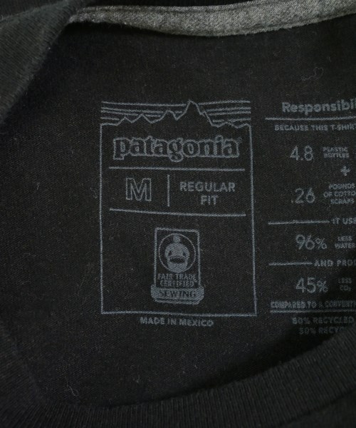 Patagonia（パタゴニア）Tシャツ・カットソー 黒 サイズ:M メンズ/2200722307014