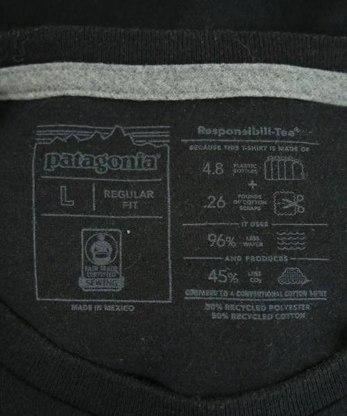 Patagonia（パタゴニア）Tシャツ・カットソー 黒 サイズ:L メンズ/2200721481050