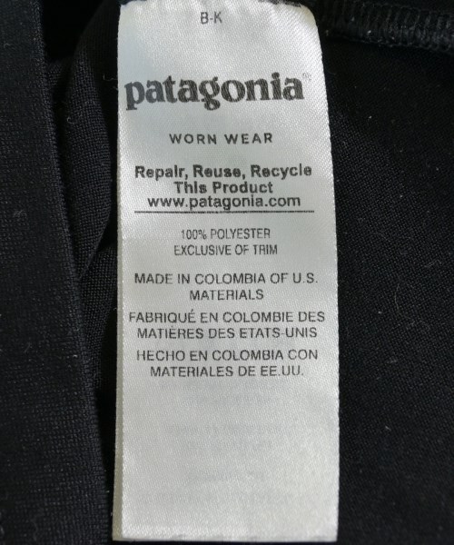 Patagonia（パタゴニア）Tシャツ・カットソー 黒 サイズ:M メンズ/2200725351069