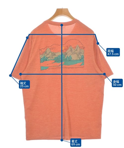 Patagonia（パタゴニア）Tシャツ・カットソー オレンジ サイズ:M メンズ/2200682827034