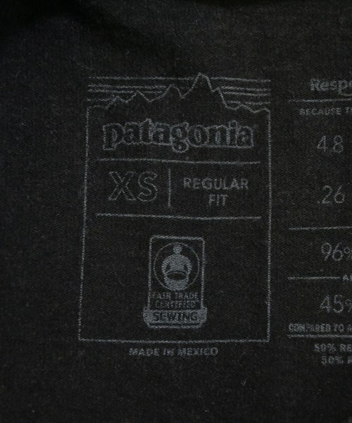 Patagonia（パタゴニア）Tシャツ・カットソー 黒 サイズ:XS メンズ/2200675853248