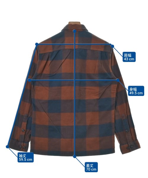 Patagonia（パタゴニア）カジュアルシャツ 茶 サイズ:XS メンズ/2200679583042