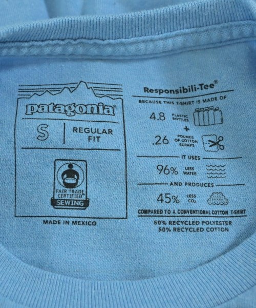 Patagonia（パタゴニア）Tシャツ・カットソー 青 サイズ:S メンズ/2200688377076