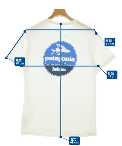 Patagonia（パタゴニア）Tシャツ・カットソー 白 サイズ:M メンズ/2200688377083
