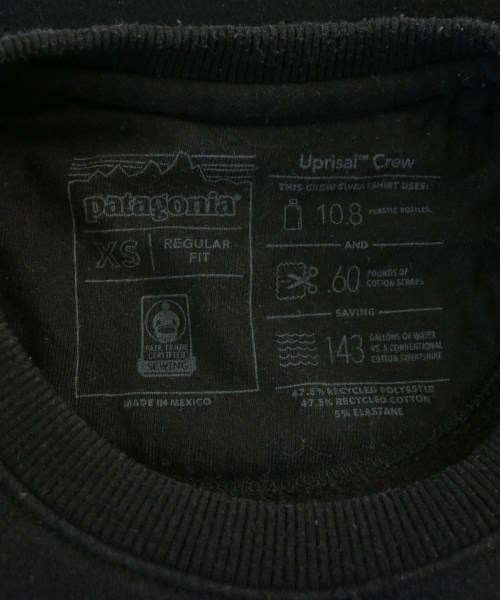 Patagonia（パタゴニア）スウェット 黒 サイズ:XS メンズ/2200686575078