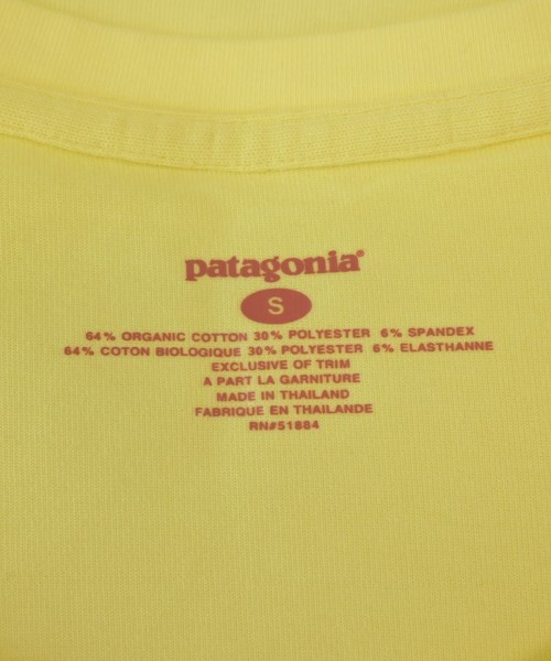 Patagonia（パタゴニア）Tシャツ・カットソー 黄 サイズ:S レディース/2200689015052