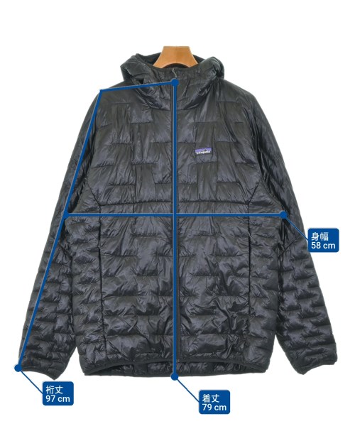 Patagonia（パタゴニア）ダウンジャケット/ダウンベスト 黒 サイズ:XL メンズ/2200688047078