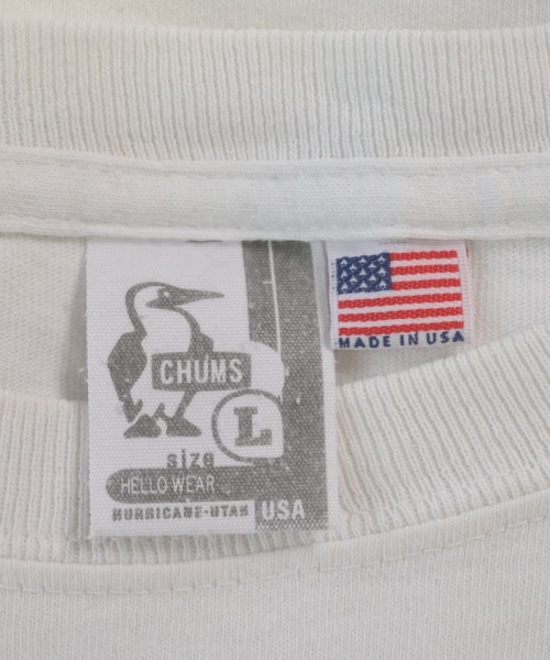 CHUMS（チャムス）Tシャツ・カットソー 白 サイズ:L メンズ/2200637009034