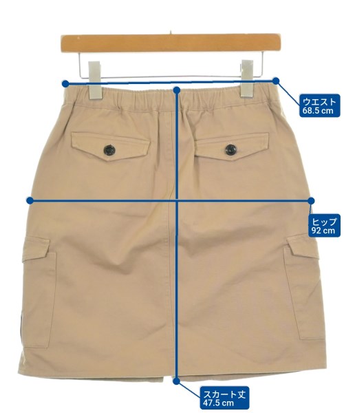 CHUMS（チャムス）ミニスカート ベージュ サイズ:L レディース/2200564836109