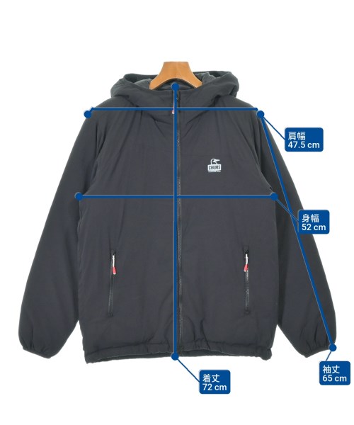 CHUMS（チャムス）ダウンジャケット/ダウンベスト 黒 サイズ:M メンズ/2200653441276