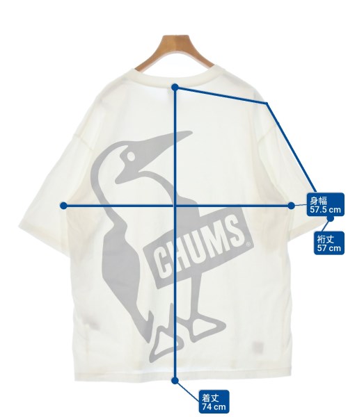 CHUMS（チャムス）Tシャツ・カットソー 白 サイズ:XL メンズ/2200671265014