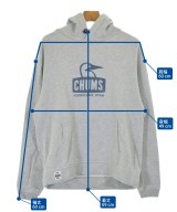 CHUMS（チャムス）パーカー グレー サイズ:L メンズ/2200688871079