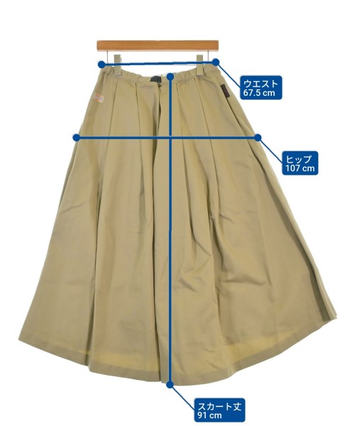 GRAMICCI（グラミチ）ロング・マキシ丈スカート ベージュ サイズ:M レディース/2200672289354