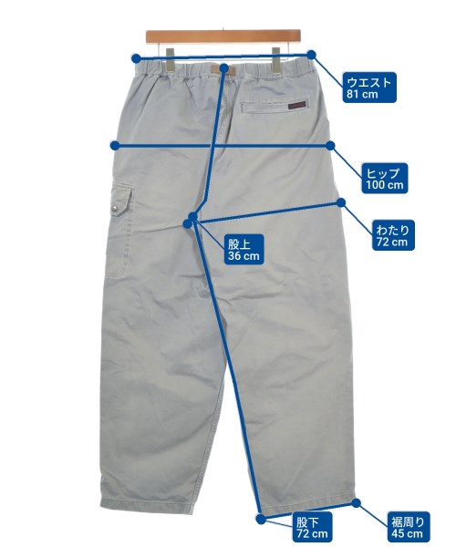 GRAMICCI（グラミチ）カーゴパンツ グレー サイズ:XL メンズ/2200679337041