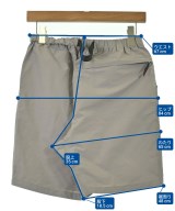 GRAMICCI（グラミチ）ショートパンツ グレー サイズ:M レディース/2200691755038