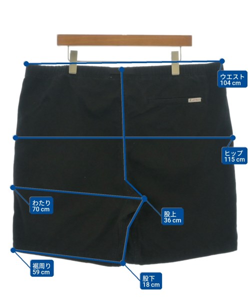 GRAMICCI（グラミチ）ショートパンツ 黒 サイズ:XL メンズ/2200698365025