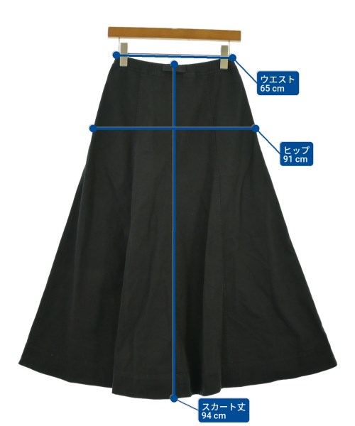 GRAMICCI（グラミチ）ロング・マキシ丈スカート 黒 サイズ:P(XS位) レディース/2200647595039