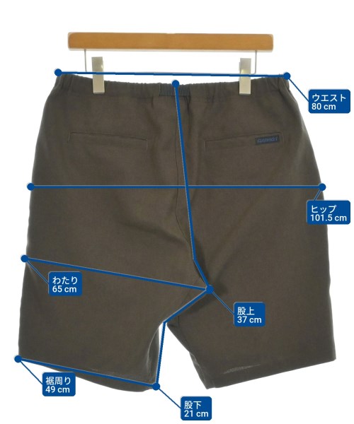 GRAMICCI（グラミチ）ショートパンツ 茶 サイズ:XL メンズ/2200628550033