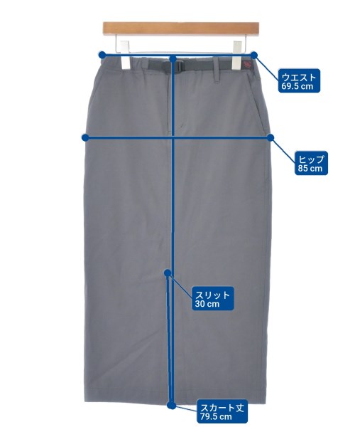 GRAMICCI（グラミチ）ロング・マキシ丈スカート グレー サイズ:M レディース/2200663147052