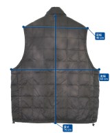 GRAMICCI（グラミチ）ダウンジャケット/ダウンベスト グレー サイズ:M メンズ/2200666747068