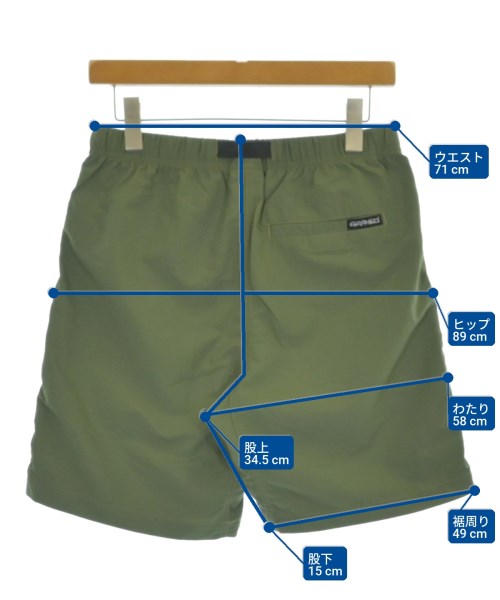GRAMICCI（グラミチ）ショートパンツ カーキ サイズ:S メンズ/2200660263267