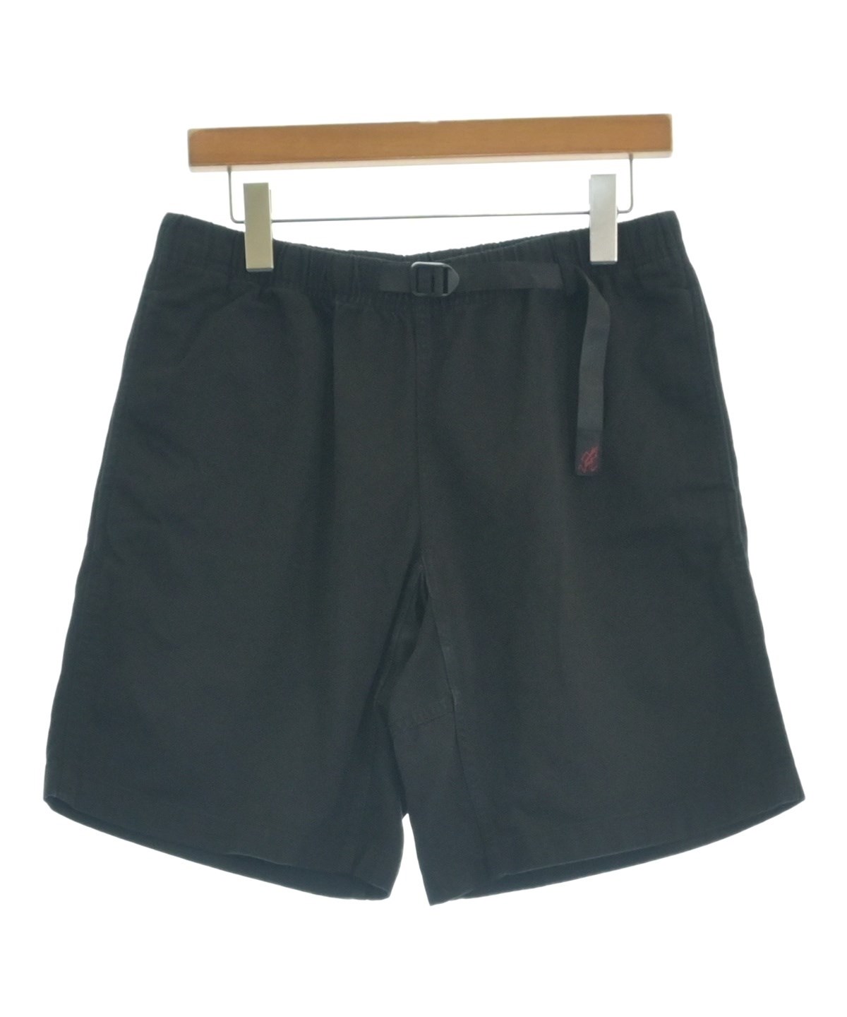 GRAMICCI &コラボブラック ショートパンツ GRAMICCI（グラミチ）ショートパンツ 黒 サイズ:L メンズ