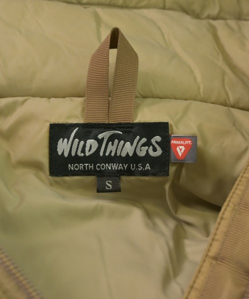 WILD THINGS（ワイルドシングス）ダウンジャケット/ダウンベスト ベージュ サイズ:S メンズ/2200636798014