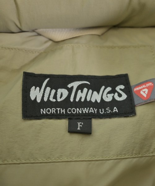 WILD THINGS（ワイルドシングス）ダウンジャケット/ダウンベスト ベージュ サイズ:F レディース/2200626240103
