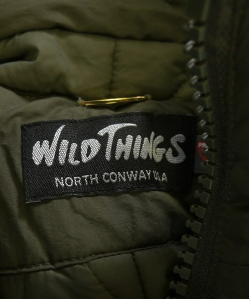 WILD THINGS（ワイルドシングス）ダウンコート カーキ サイズ:F レディース/2200640306014