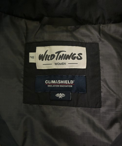 WILD THINGS（ワイルドシングス）ダウンジャケット/ダウンベスト 黒 サイズ:F レディース/2200636283053