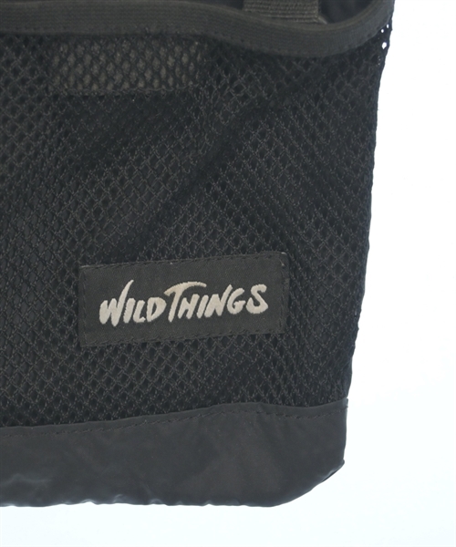 WILD THINGS（ワイルドシングス）ショルダーバッグ 黒 サイズ:- メンズ/2200593198865