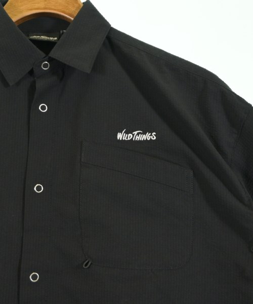 WILD THINGS（ワイルドシングス）カジュアルシャツ 黒 サイズ:M レディース/2200612179103