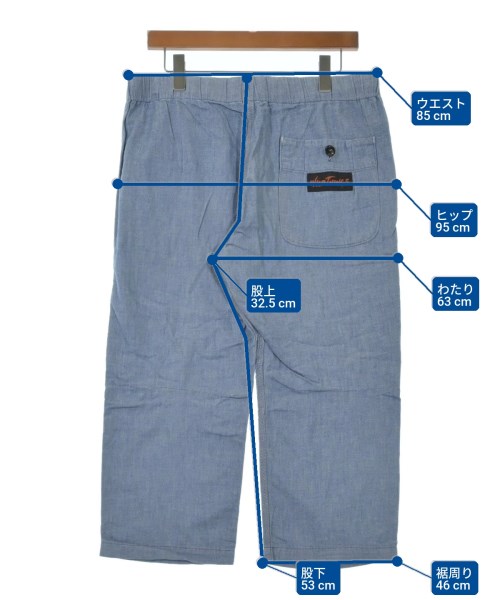 KATO（カトー）クロップドパンツ 青 サイズ:L メンズ/2200619568139