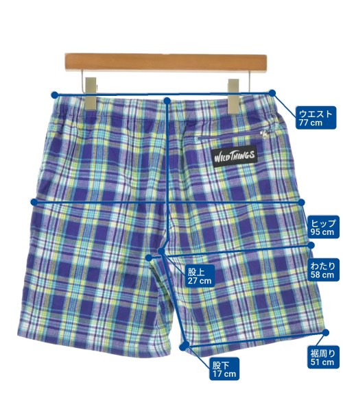WILD THINGS（ワイルドシングス）ショートパンツ 紫 サイズ:M メンズ/2200673376077