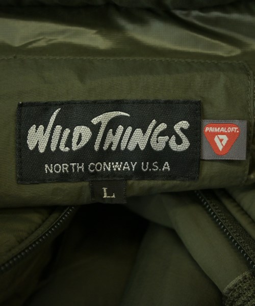 WILD THINGS（ワイルドシングス）ダウンコート カーキ サイズ:L メンズ/2200653547015