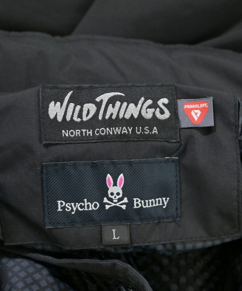 Psycho Bunny（サイコバニー）ダウンジャケット/ダウンベスト 黒 サイズ:L メンズ/2200660711034